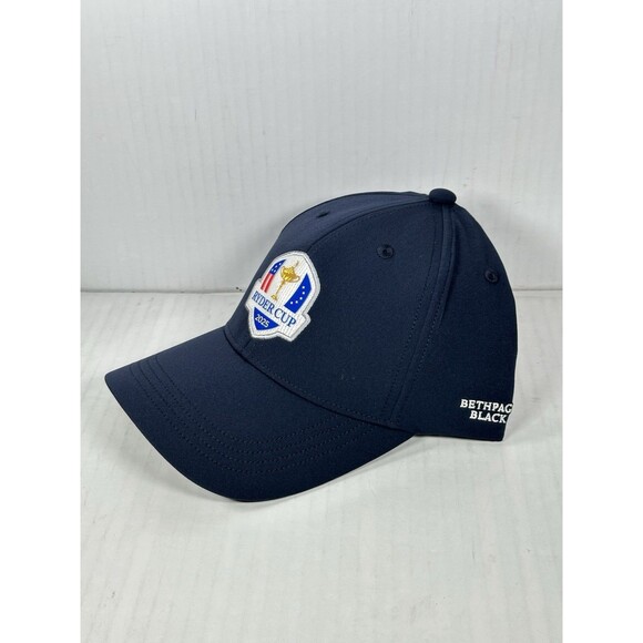 Walter Hagen Ryder Cup Adult Performance Adjustable Golf Hat Cap Navy OSFA NEW - Picture 2 of 6
